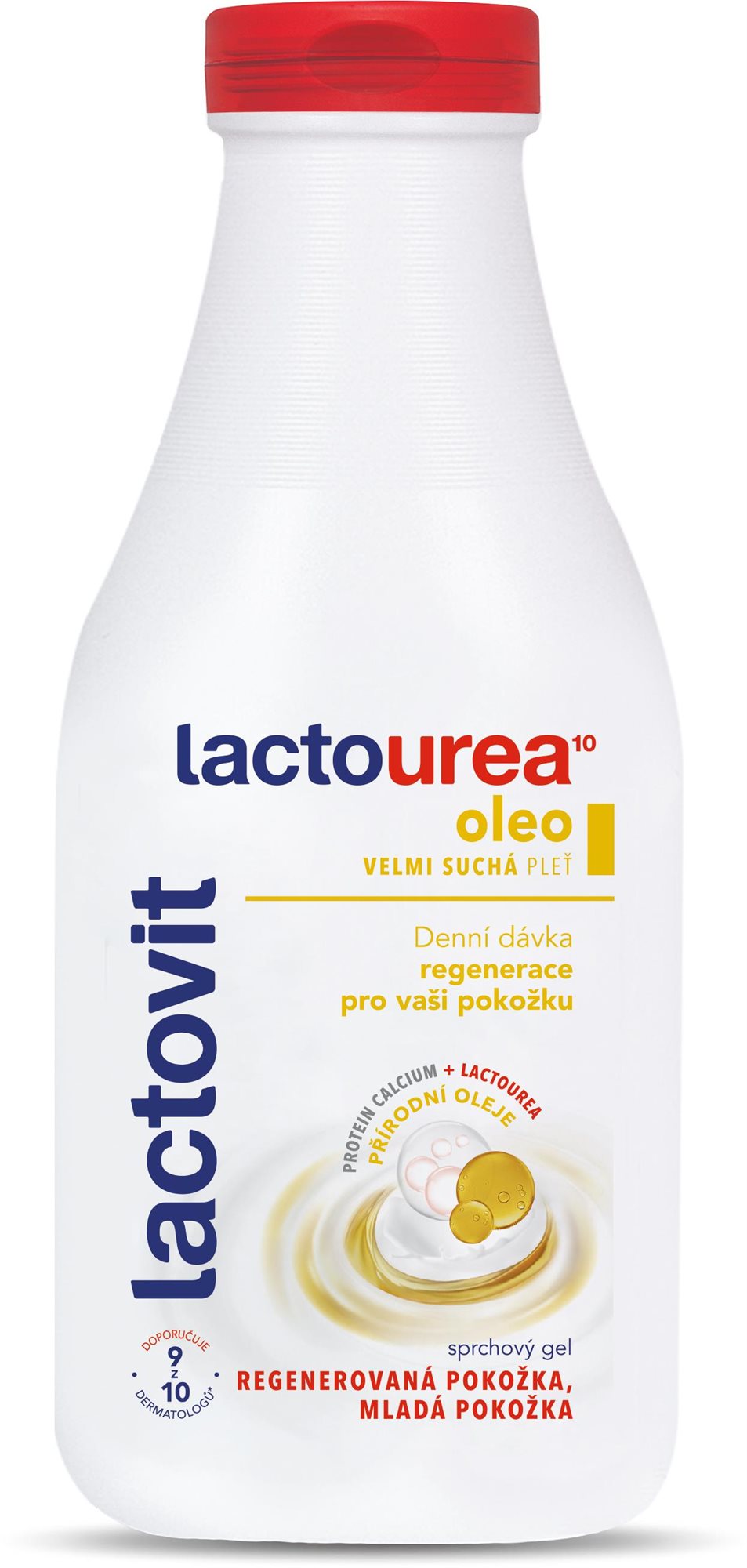 LACTOVIT Lactourea Oleo Sprchový Gél 500 ml