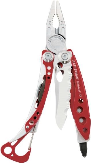 Leatherman SKELETOOL RX, červená/strieborná
