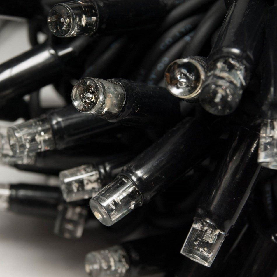 LED svetelná reťaz Flash, 5 m, ľadovo biela, 60 diód, IP67