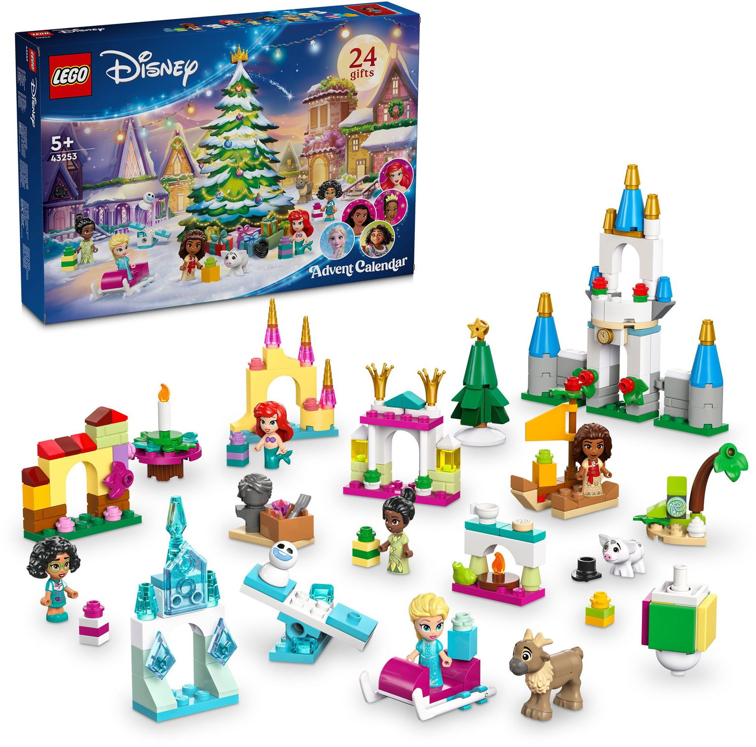 LEGO® │ Disney Princess™ 43253 Adventný kalendár 2024