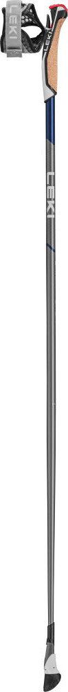Leki Smart Flash, light anthracite-midnight blue dark metallic-white, 100 cm
