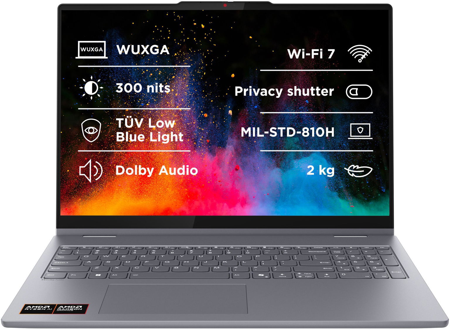 Lenovo IdeaPad 5 2-in-1 16IAL10 Luna Grey kovový (bez adaptéra)