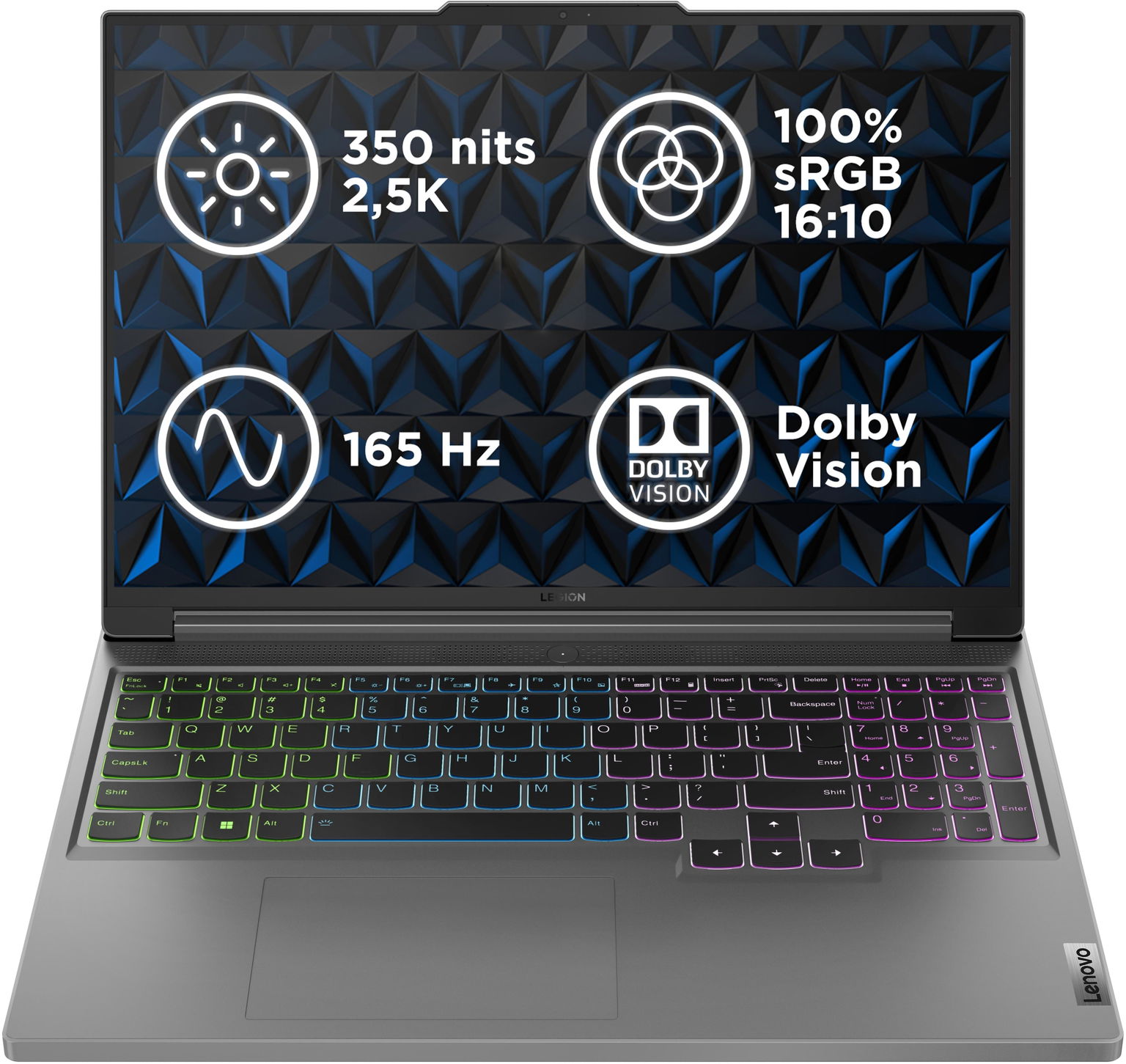 Lenovo Legion Slim 5 16AHP9 Luna Grey kovový + podložka pod myš