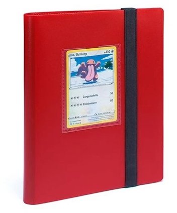 Leuchtturm Album na karty Slim Small, červený
