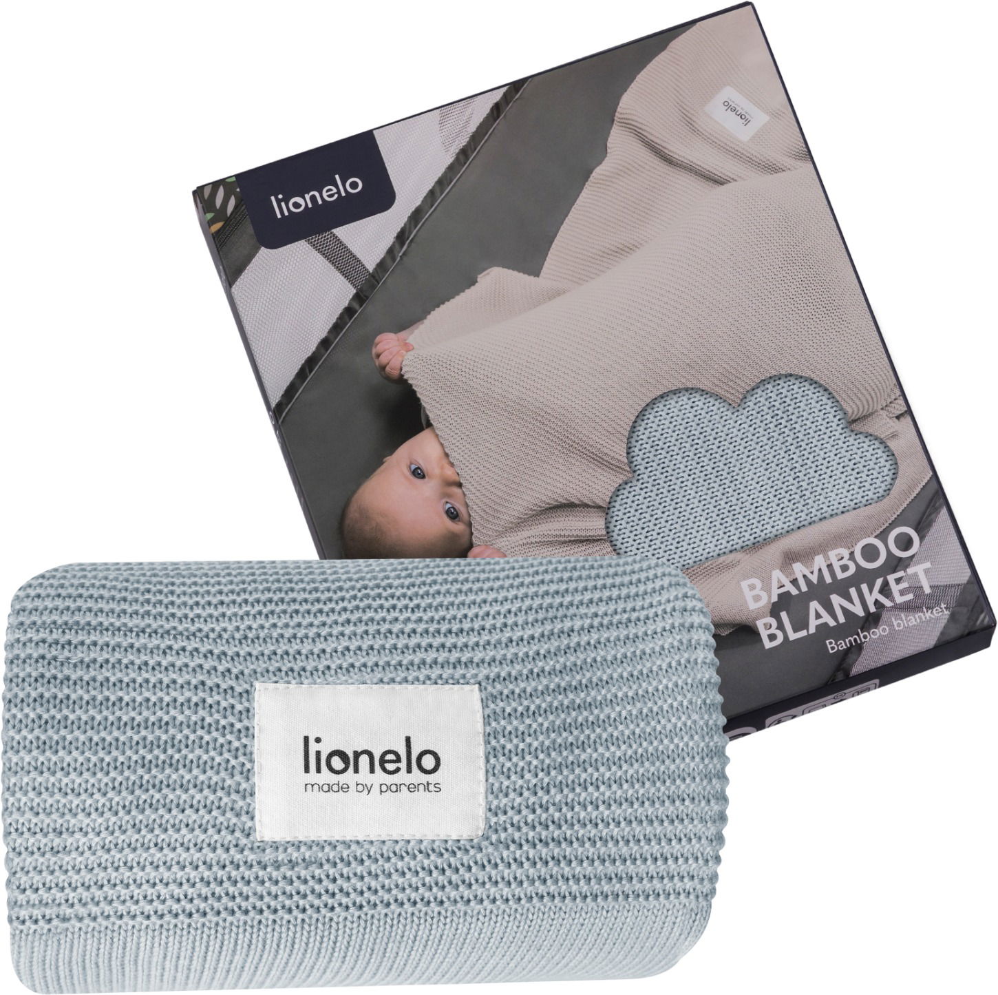 Lionelo Bambusová dečka Bamboo Blanket Grey