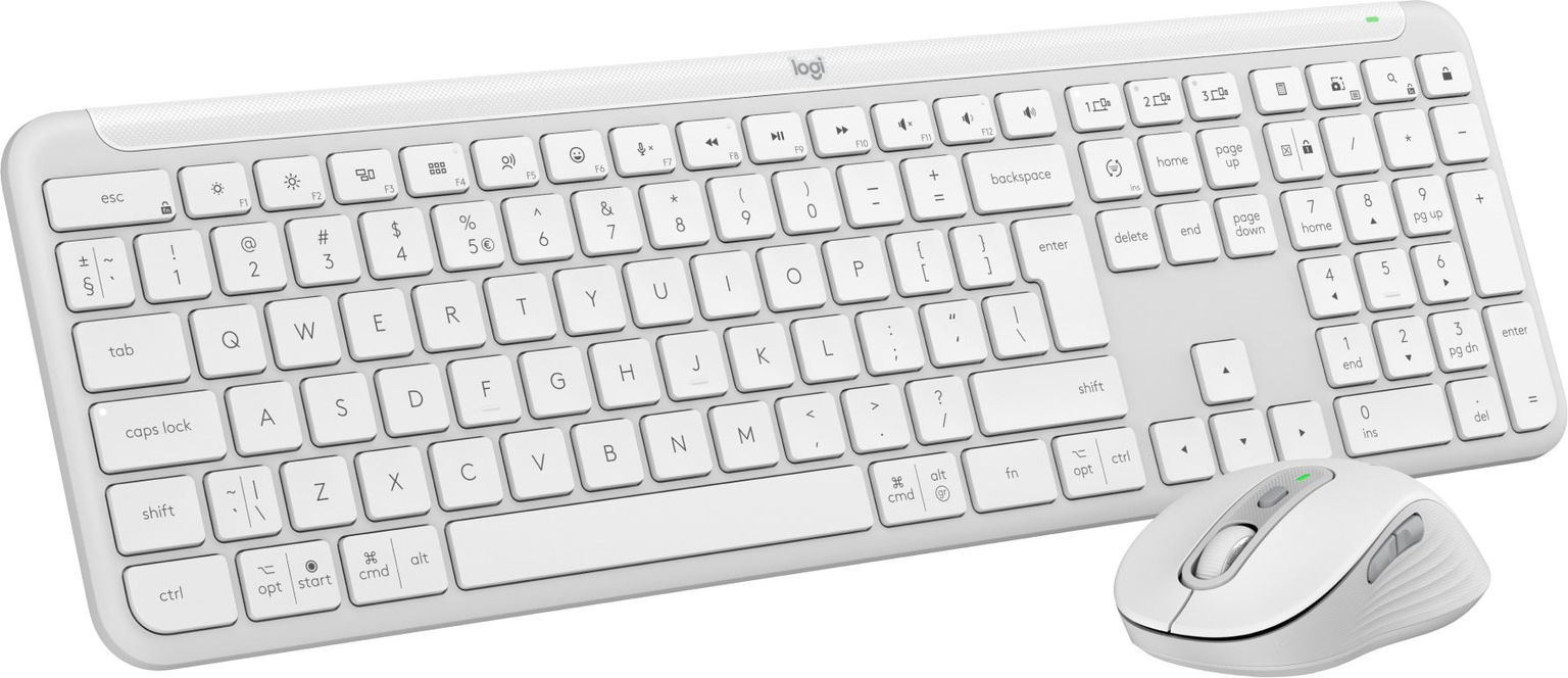 Logitech MK950 White, US INTL