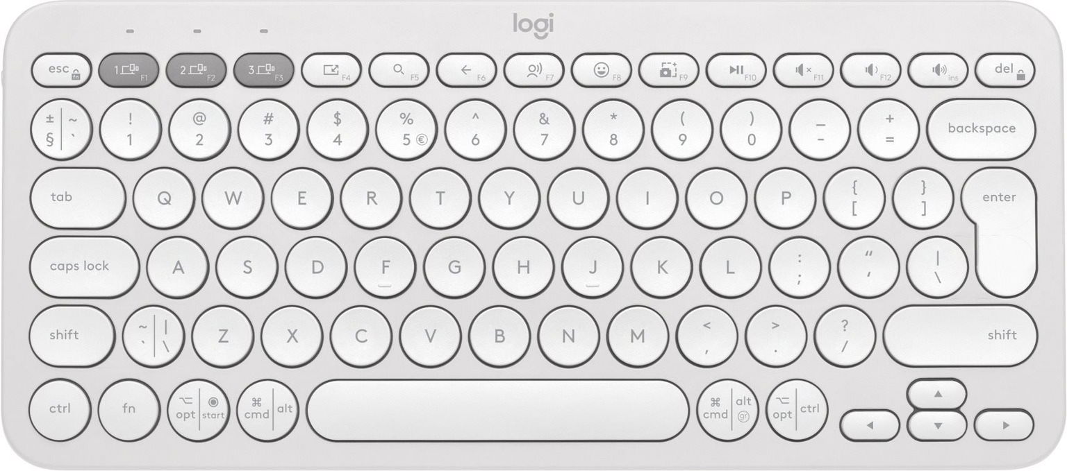 Logitech Pebble Keyboard 2 K380s, Off-white – US INTL