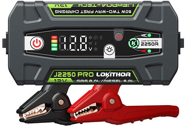 LOKITHOR Štartovací zdroj J2250 PRO, 12 V, 2250 A, 51 Wh