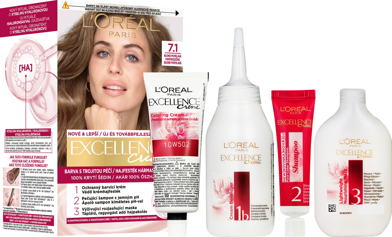 L'ORÉAL PARIS EXCELLENCE 7.1 Blond popolavá
