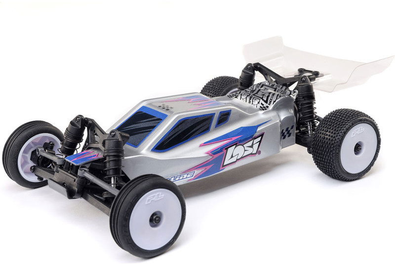 Losi Micro-B 1:24 RTR strieborné
