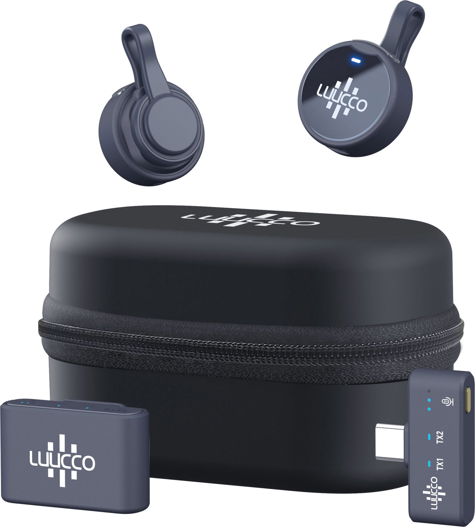 LUUCCO AirWave Pre K2 Combo Wireless Lavalier Microphone Set