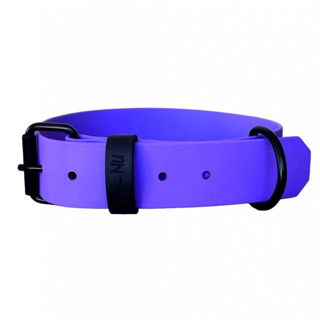 MA-NU Obojok pre psa Light Berry/Fialový 25 mm × 20 – 30 cm