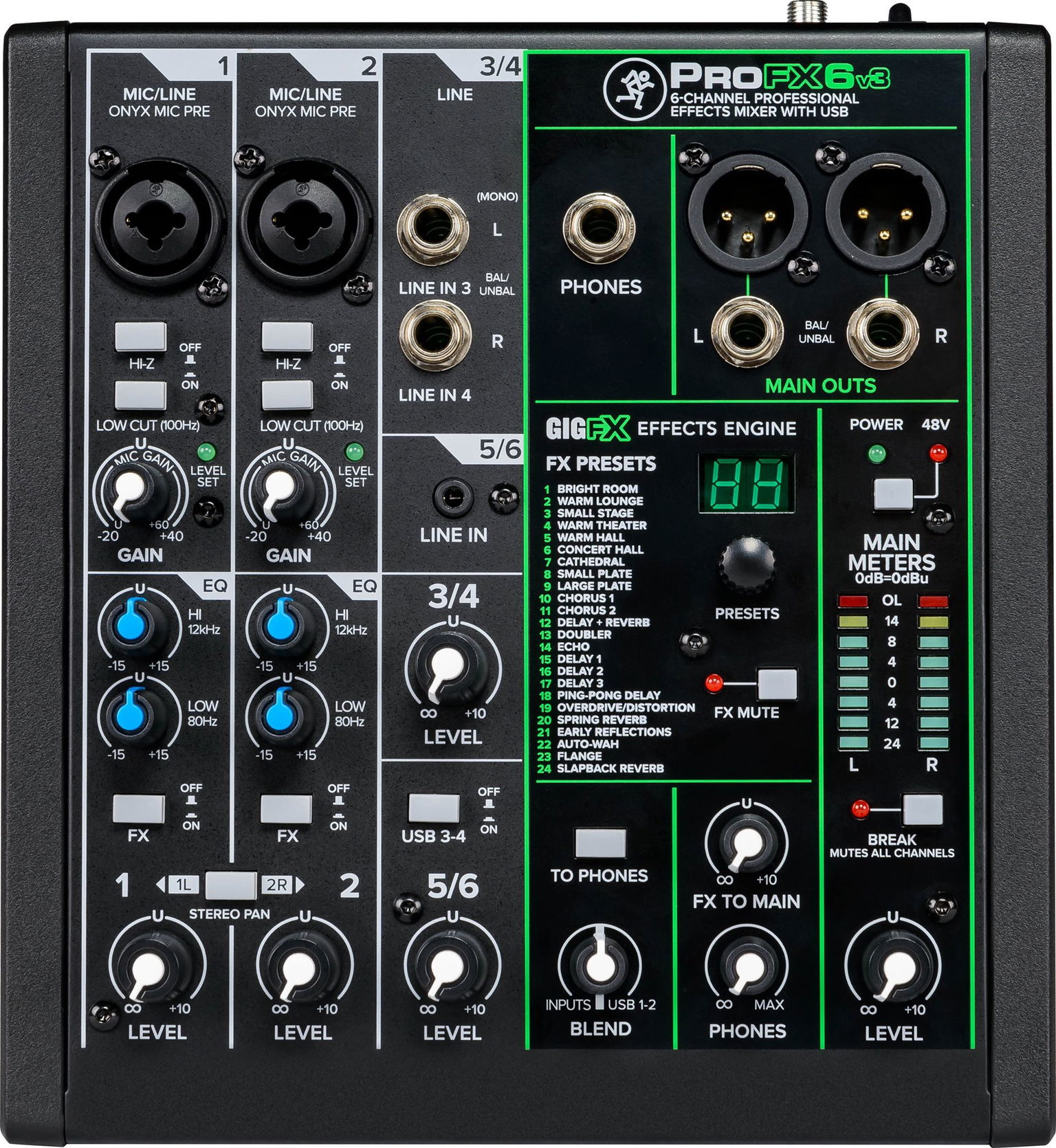 MACKIE ProFX6v3+