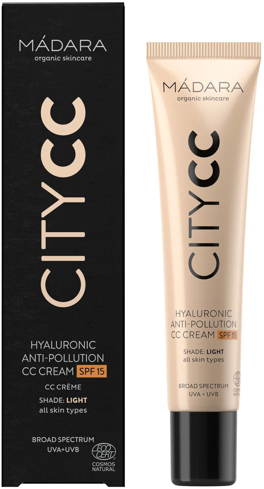 MÁDARA City CC Krém SPF 15 Light 40 ml
