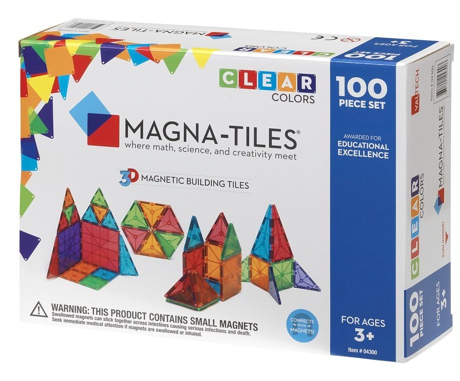 Magna-Tiles 100 priehľadná