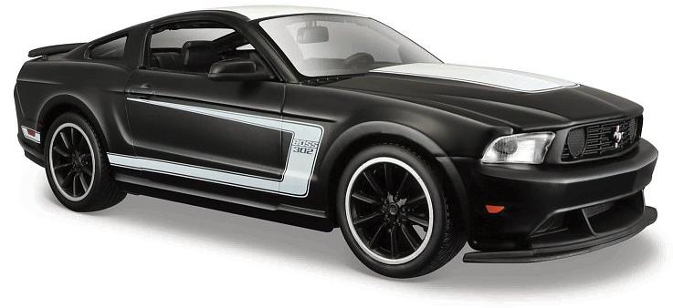 Maisto Ford Mustang Boss 302 matne čierne 1 : 24