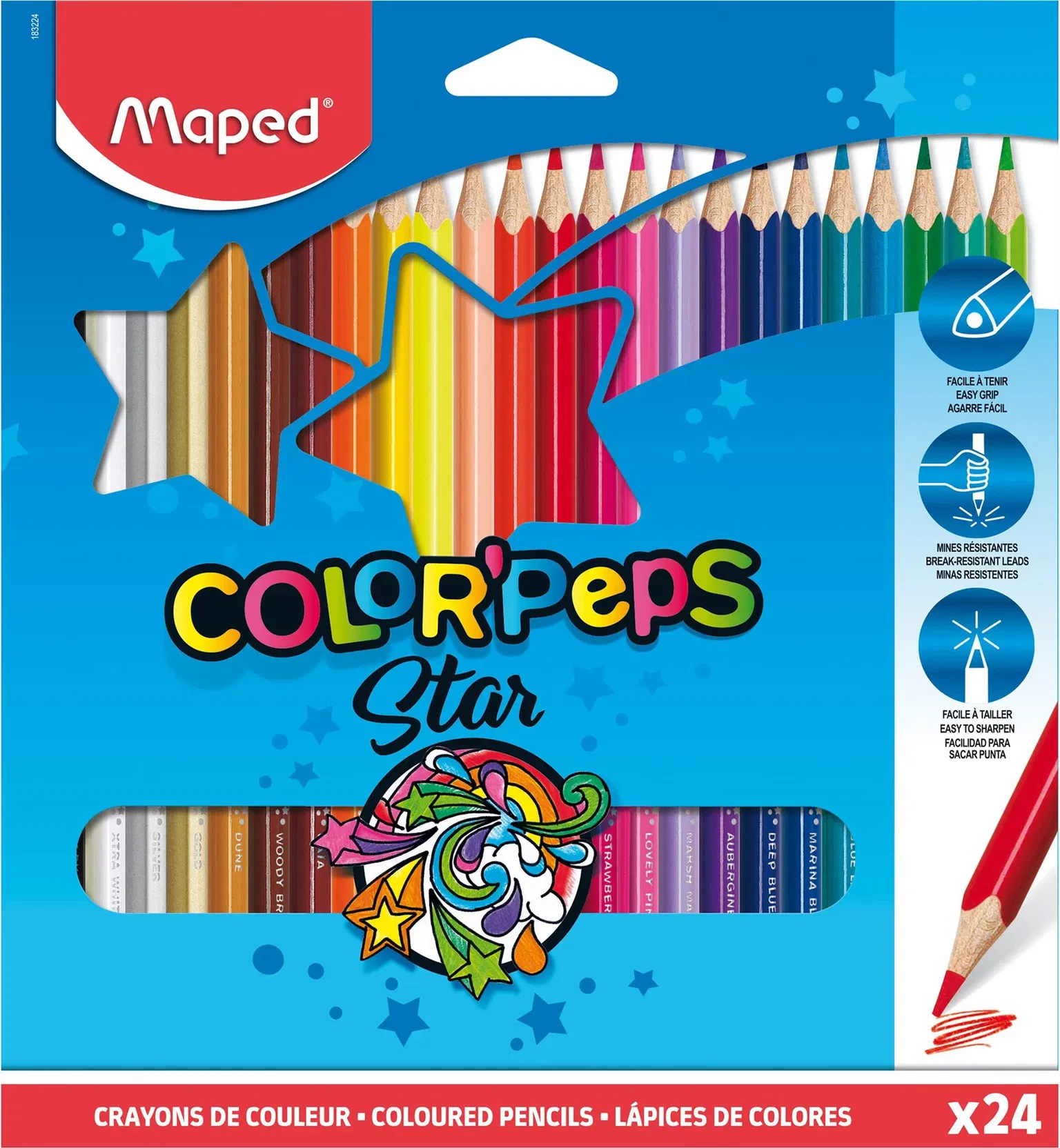 MAPED Color'Peps 24 farieb
