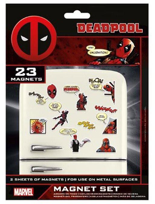 Marvel – Deadpool Comics – magnety 23 ks