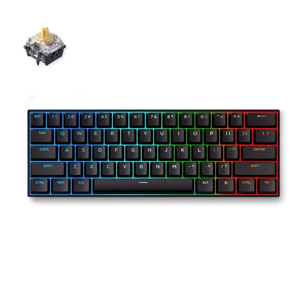 MCHOSE Ace 60 Pro Hall Effect KTEK Magnetic Switch – Black