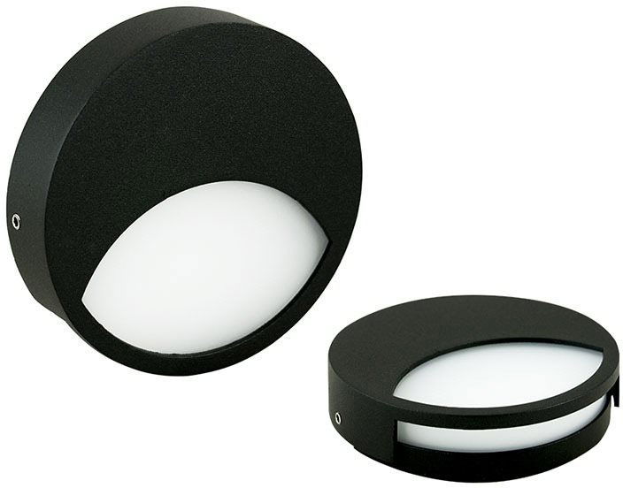 McLED LED svietidlo Ursa R, 1,5 W, 3000 K, IP65, čierna farba