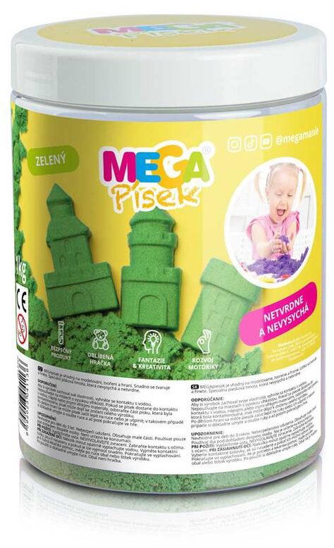 Megamánia MEGApiesok zelený 1 kg
