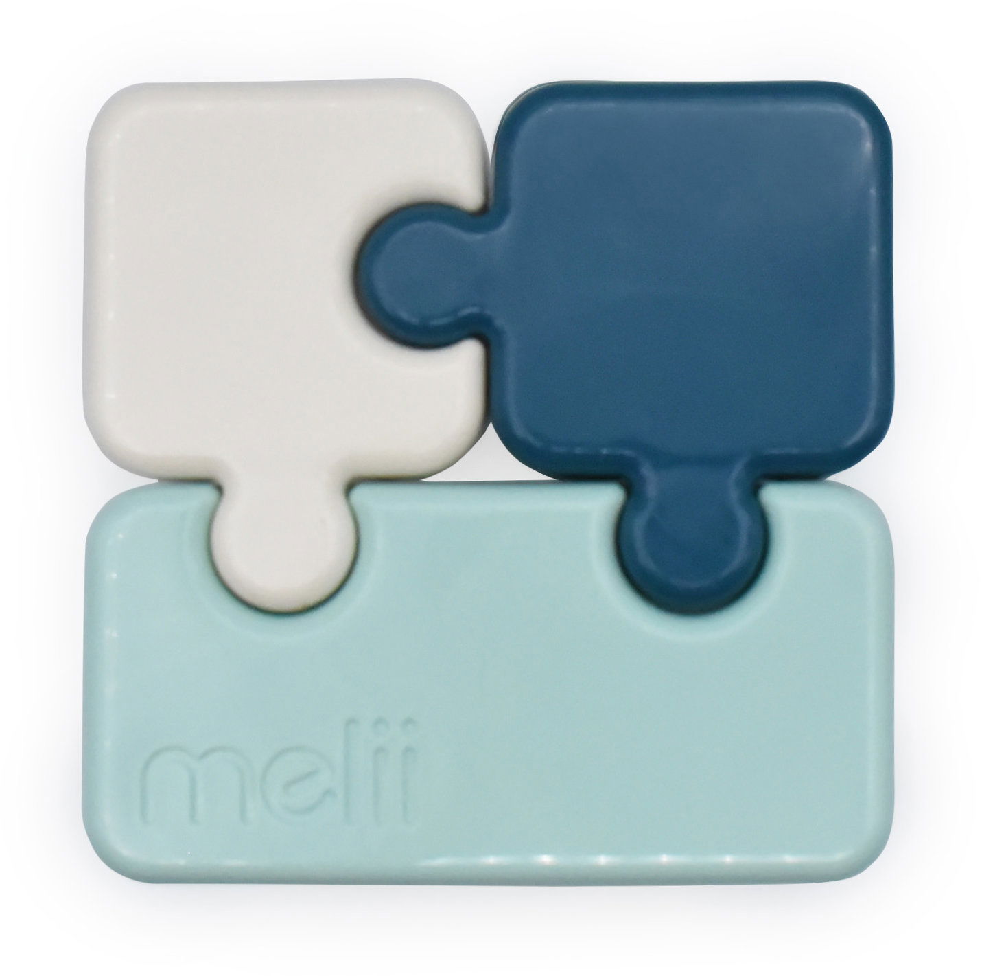 Melii Puzzle Luxe mätový/modrý