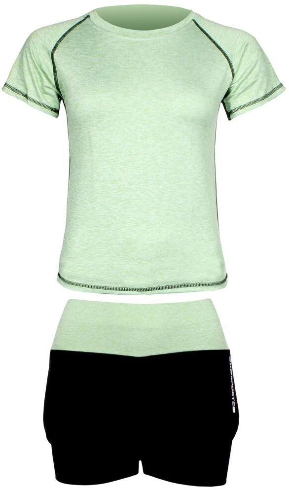 Merco Runner Short 2W fitness sada zelená L