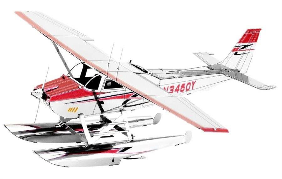 Metal Earth 3D puzzle Cessna 182 Hydroplán