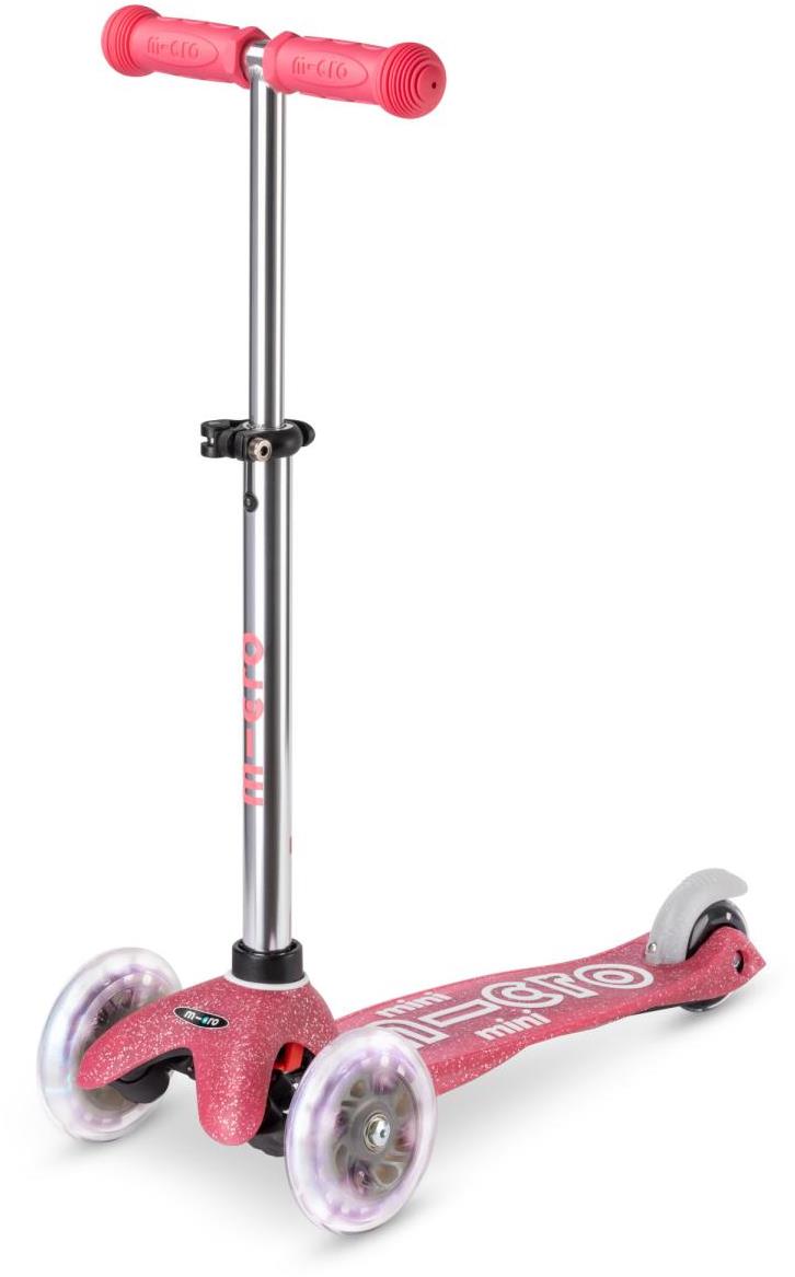 Micro Mini Deluxe Glitter LED pink