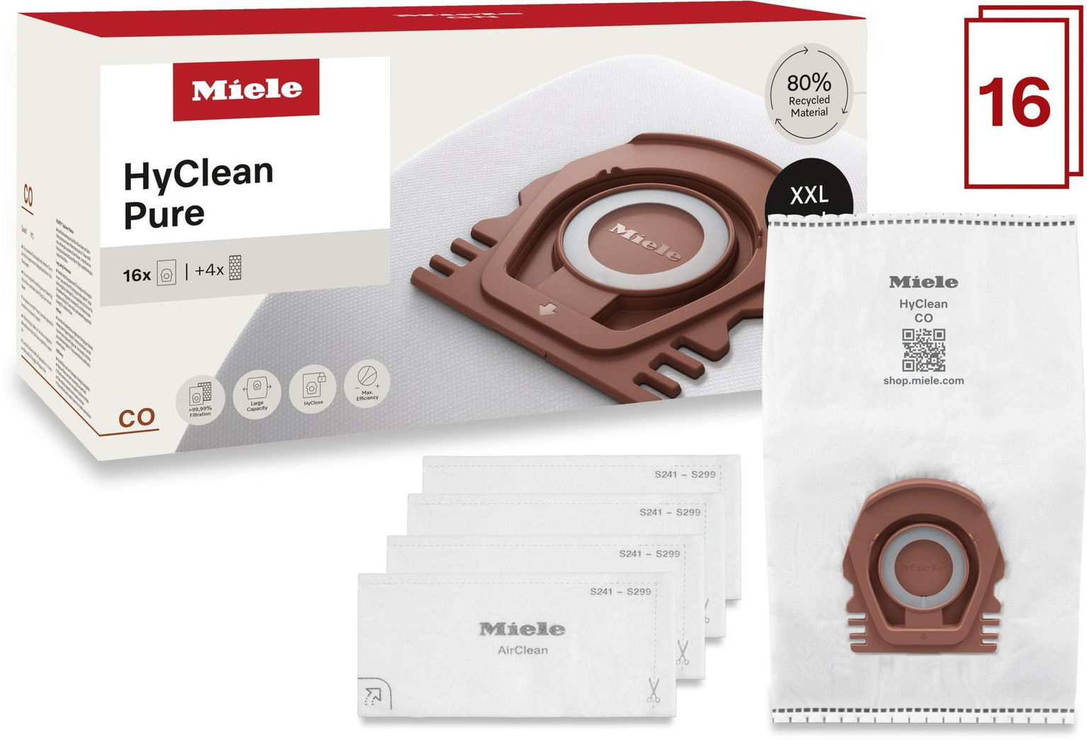 Miele HyClean Pure CO XXL – 16 ks
