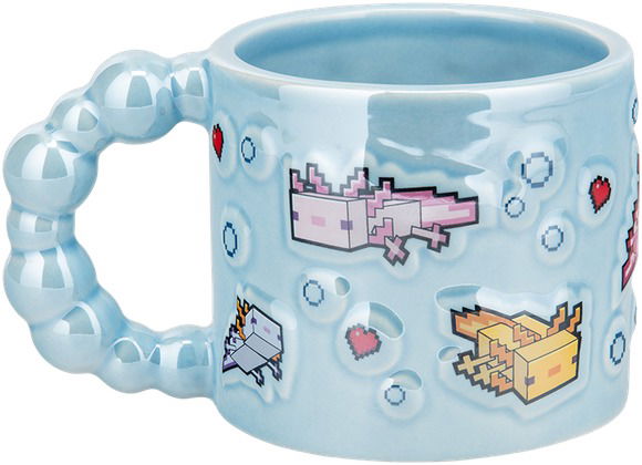 Minecraft – Axolotl – hrnček