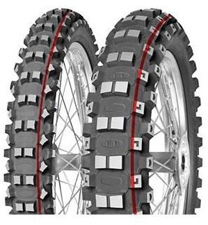 Mitas Terra Force-MX Medium/Hard 120/80/19 TT, R, červ. + zel. pruh 63 M-126572