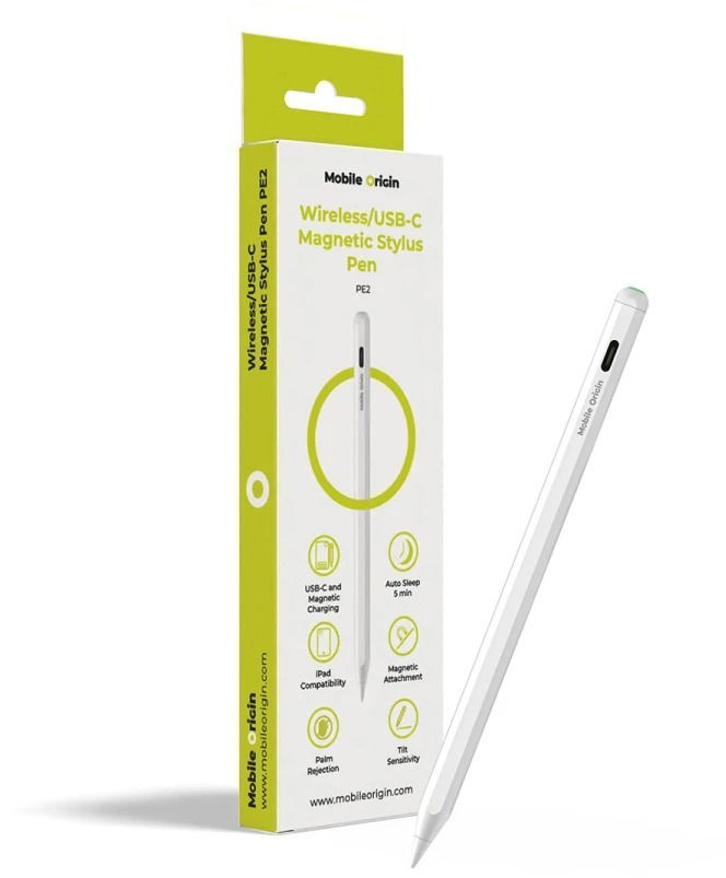 Mobile Origin Wireless/USB-C Magnetic Pen PE2