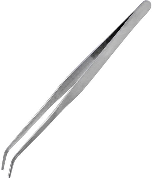 Modelcraft antikorová pinzeta dlhá zahnutá