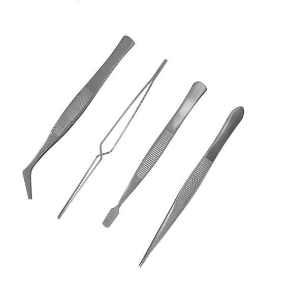 Modelcraft antikorové pinzety (sada 4 ks)
