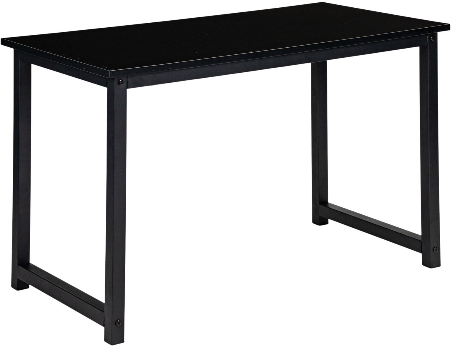 ModernHome PWDNZ-304 Kancelársky PC stôl, 120 × 60 × 73 cm, čierny