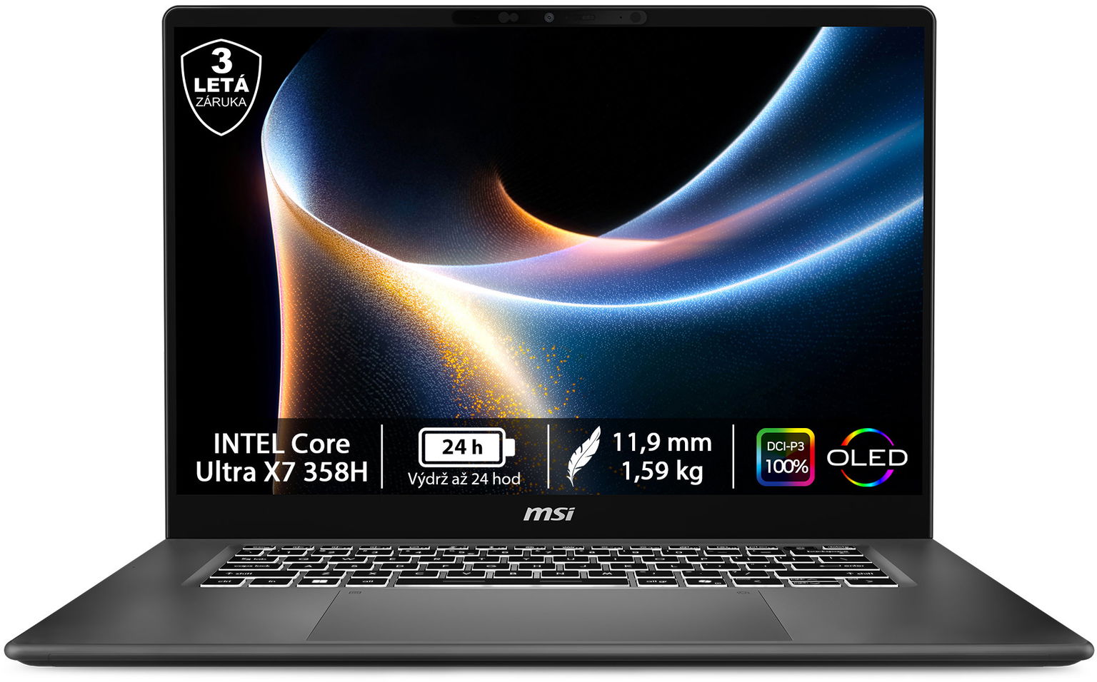 MSI Prestige 16 AI+ C3MG-240CZ (bez adaptéra)