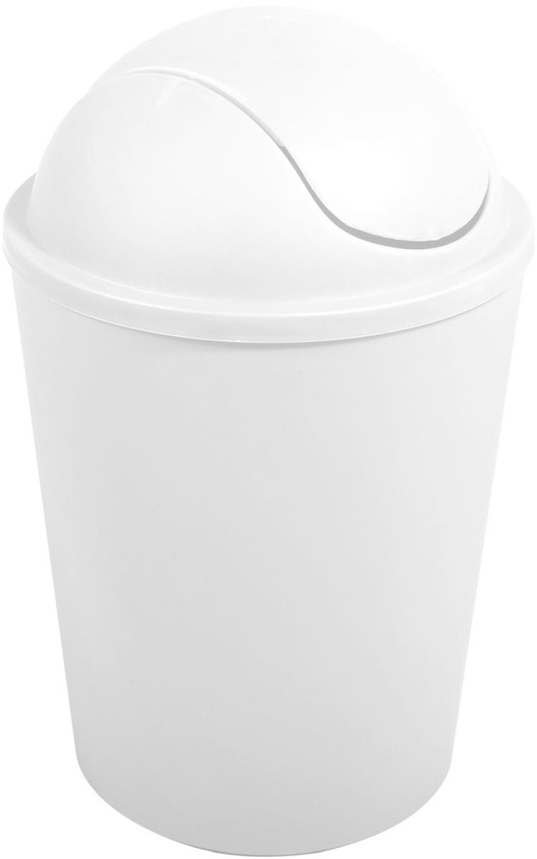 MSV výklopný kôš Ako, biely, plast, 5,5 l