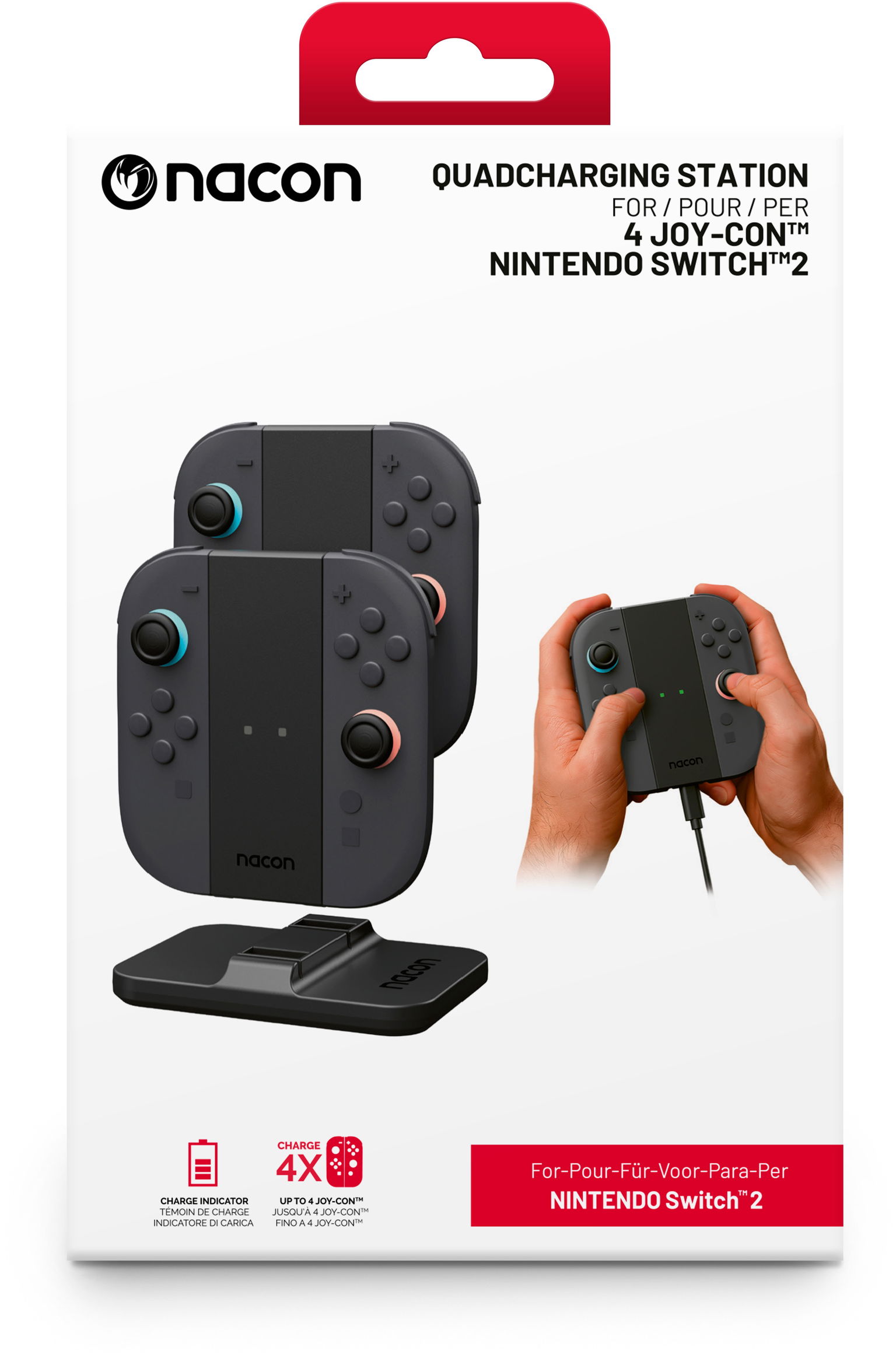 Nacon Quadcharging Station – Nintendo Switch 2