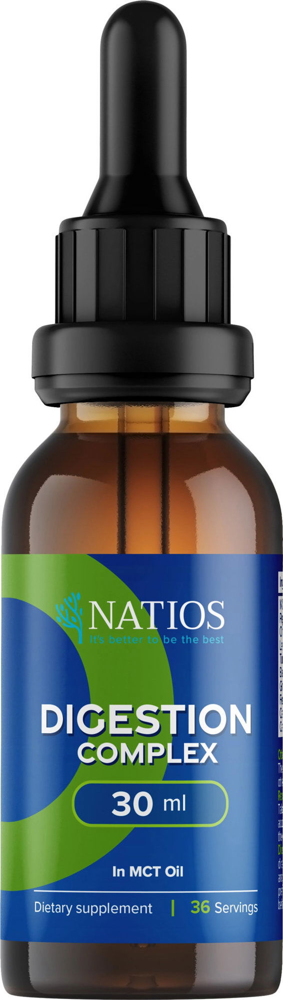 NATIOS Digestion Complex, bylinné kvapky v MCT oleji, 30 ml