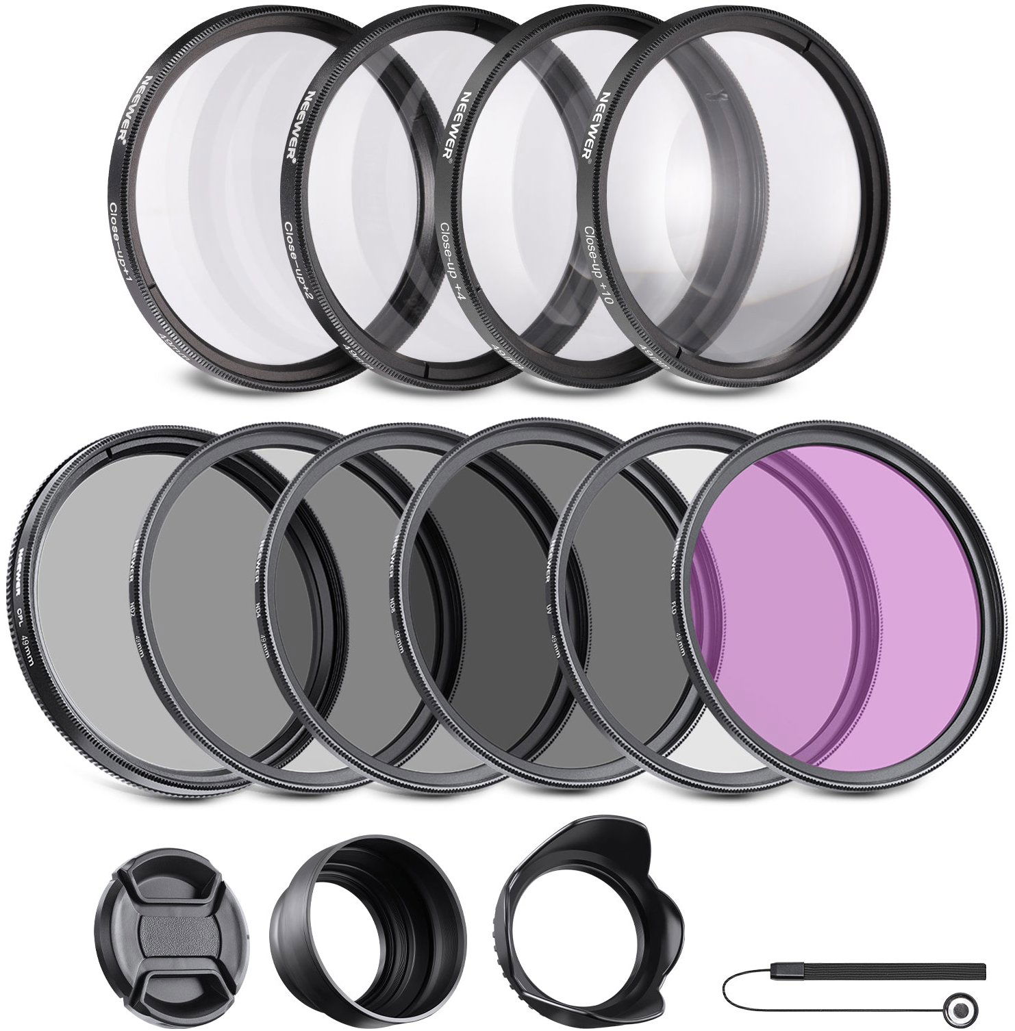 Neewer Sada příslušenství a Makro čoček 82 mm