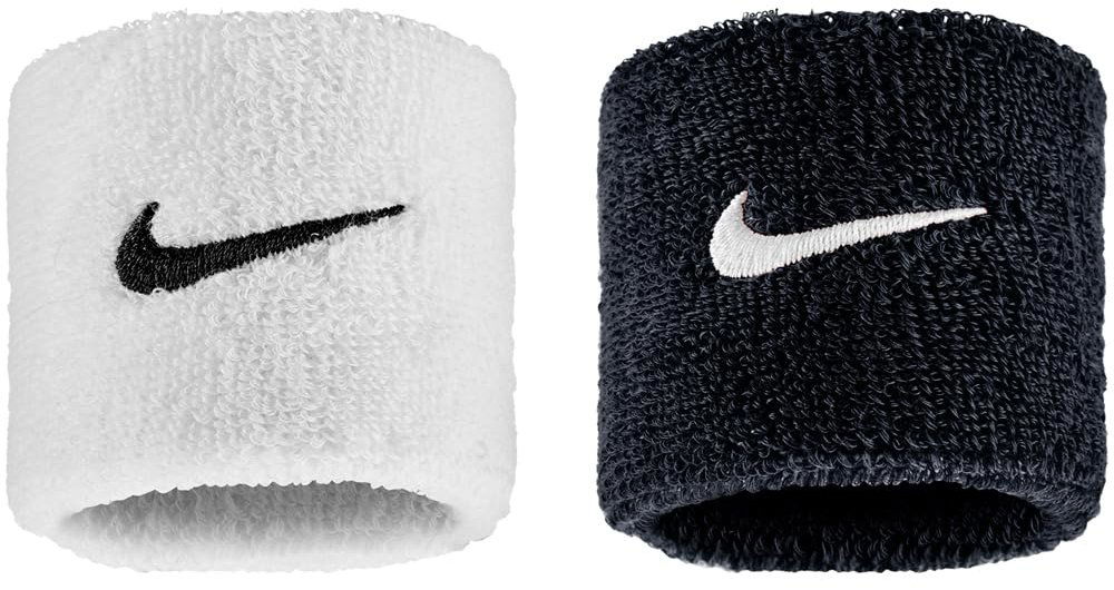 Nike Swoosh Wristbands čierne a biele