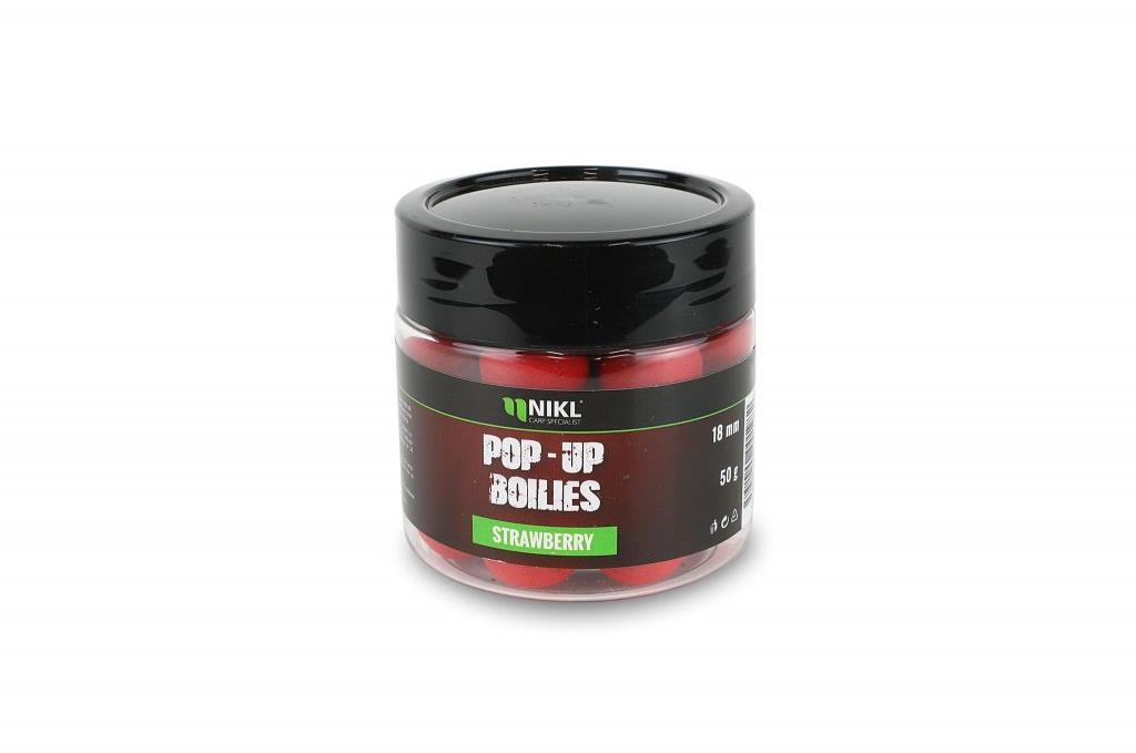 Nikel Pop-Up boilies Strawberry 20 g 10 mm