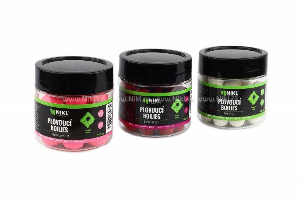 Nikl Plávajúce boilies Devill Krill žlté 18 mm 50 g
