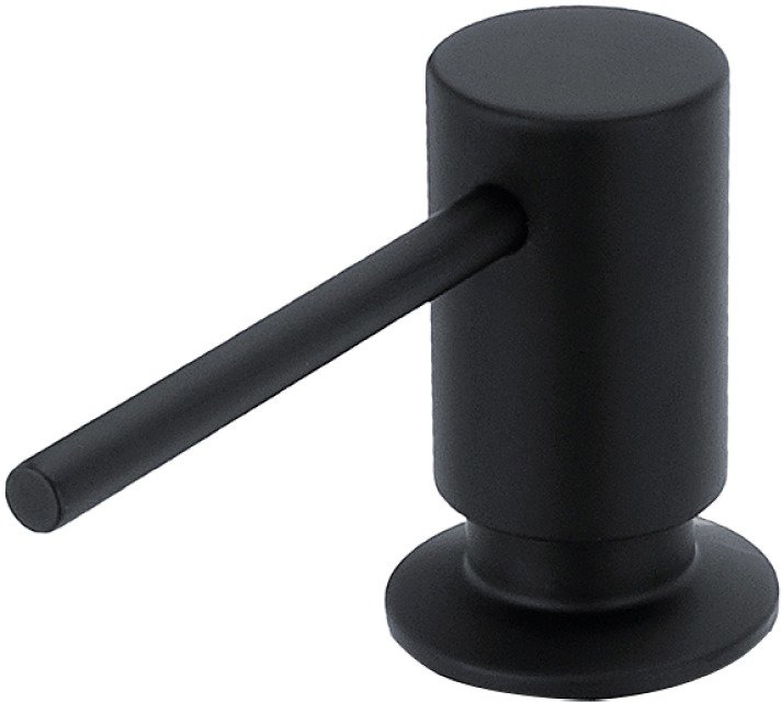 Nimco Vstavaný dávkovač mydla alebo saponátu, pumpa 35 mm nehrdzavejúca oceľ – Unix čierny UNC-4031V-90