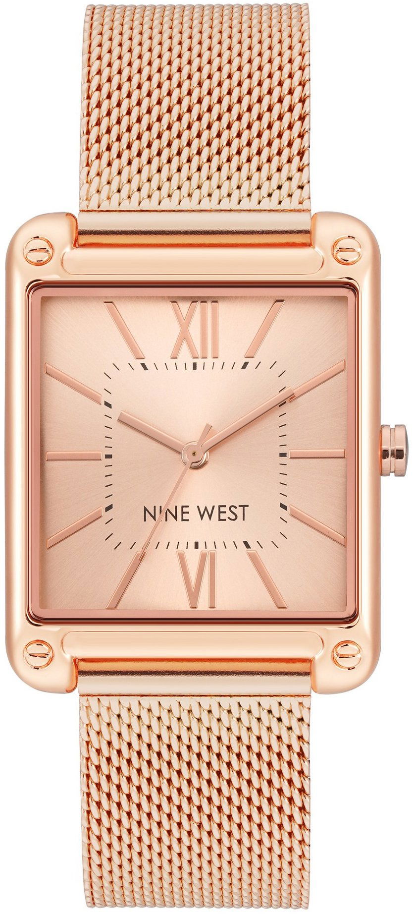Nine West dámske hodinky hranaté NW/2090RGRG