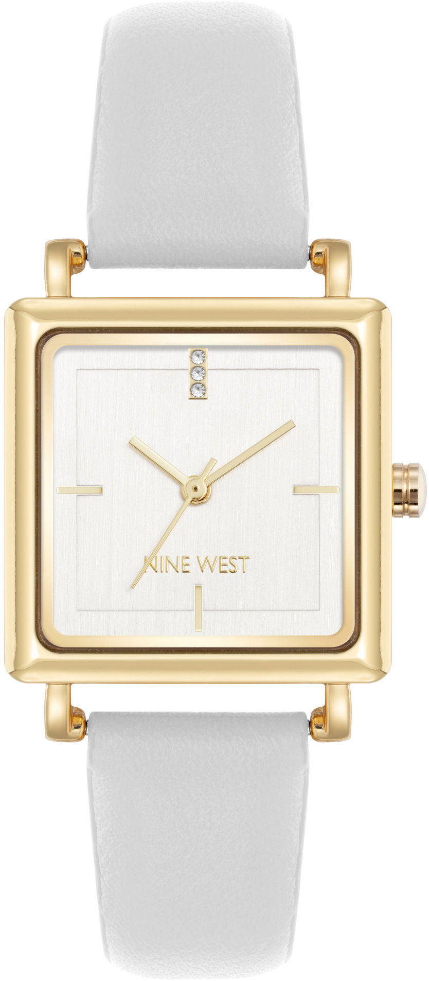 Nine West dámske hodinky hranaté NW/3310GPWT
