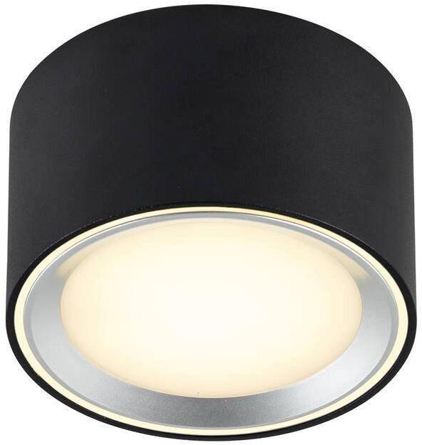 Nordlux Stmievateľné LED svetlo Fallon – čierne, 100 mm, 60 mm