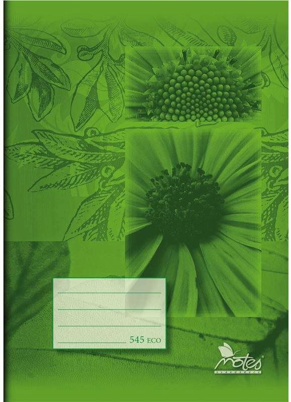 Notes č. 545, A5, 40 listov, štvorčekový, recyklovaný
