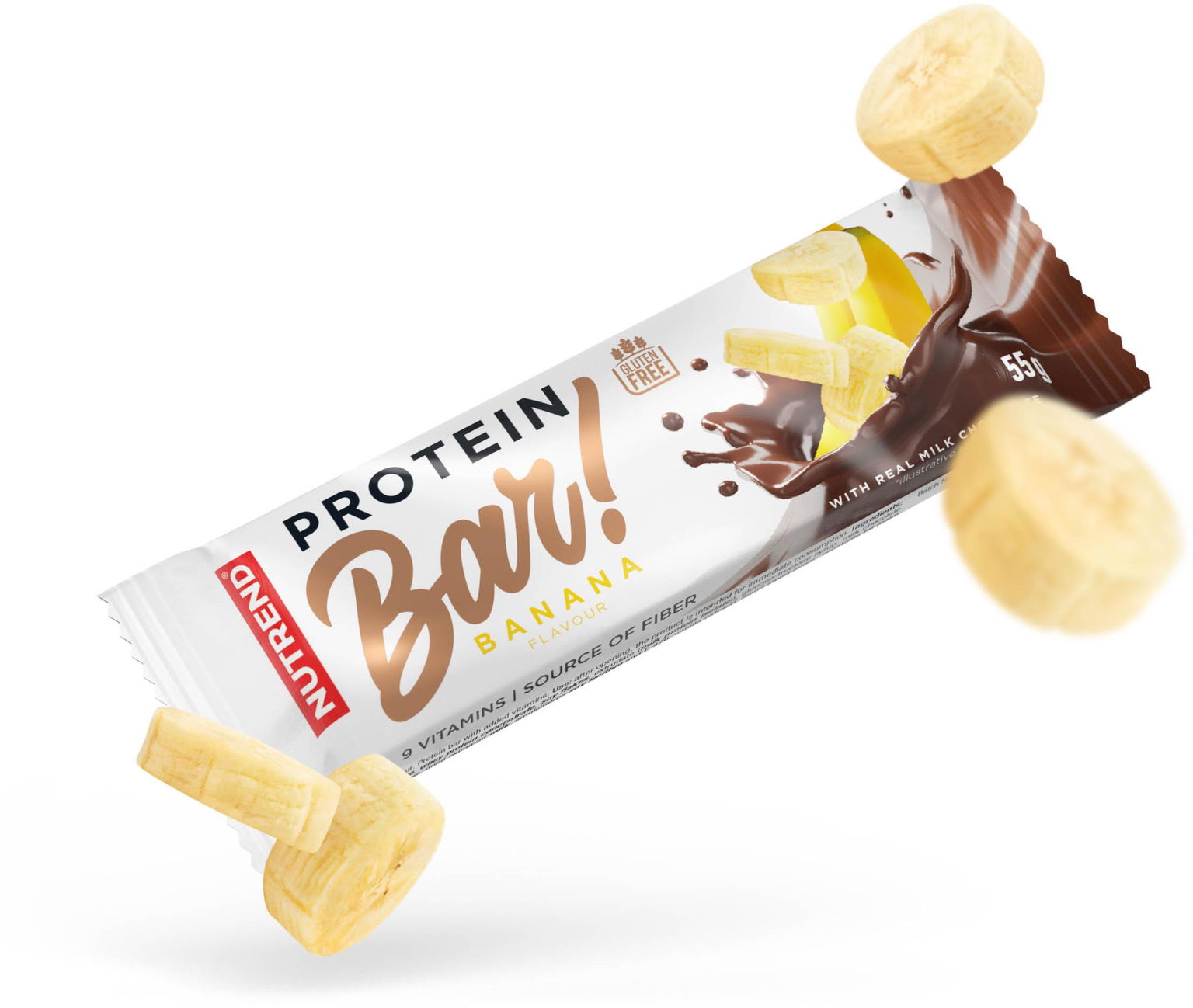 Nutrend Protein Bar 55 g, banán